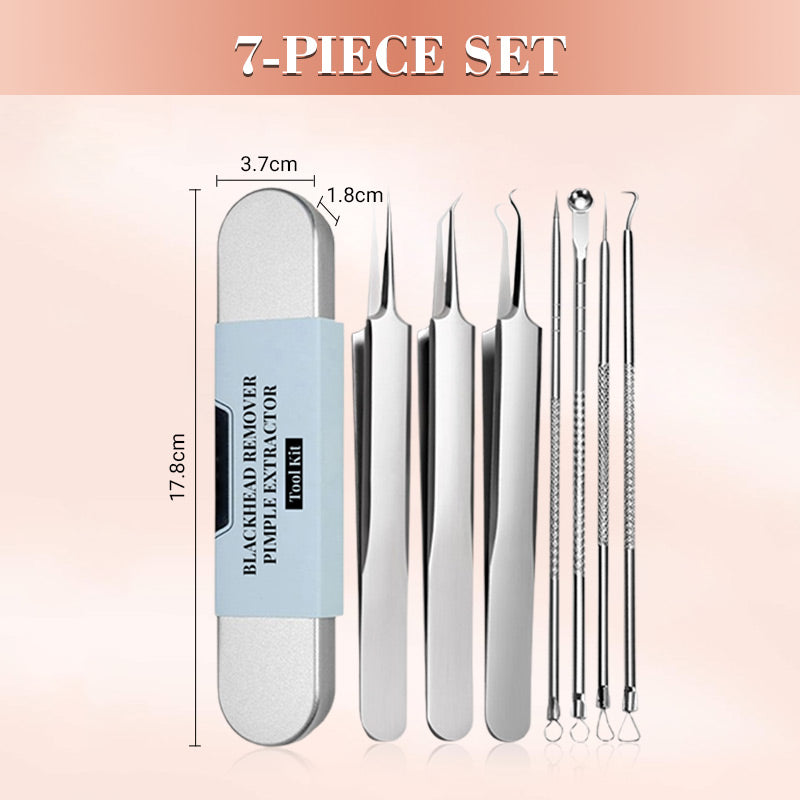 🔥Limit Time 50% OFF🔥Stainless Steel Blackhead Remover Tool Kit