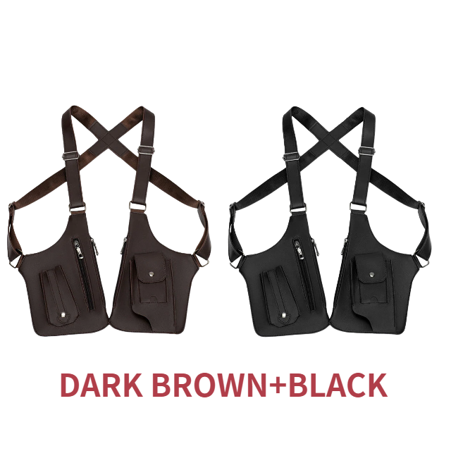 ⏳Limited-time 50% off⏰Double Shoulder Strap Multi-Pocket Outdoor Anti-Theft Tactical Bag💼