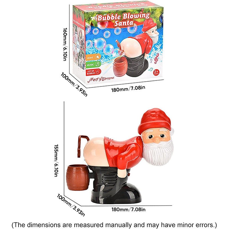 🎅Předčasné Vánoce - SLEVA 49 %🎄Zábavný stroj na foukání bublin Santa
