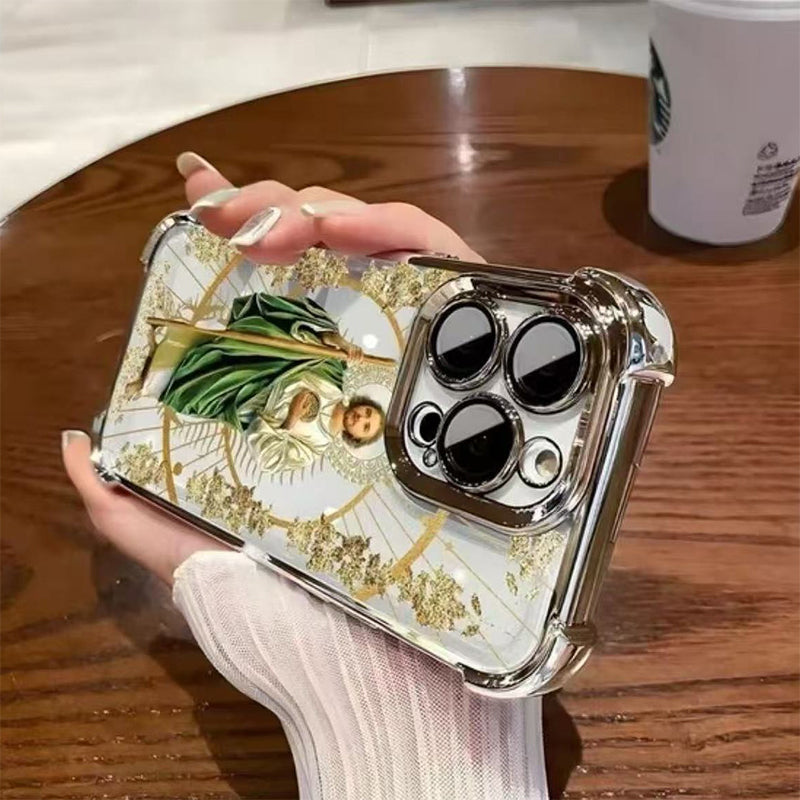 Tro-inspireret telefoncover med forstærket faldbeskyttelse