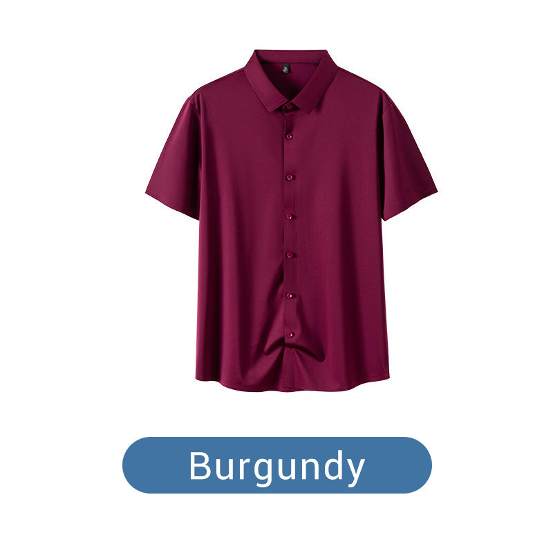 👔 Men's Short Sleeve 4-Way Stretch Shirt