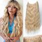 💖Hot Sales 50% OFF🤩Women's Gradient Long Wavy Hair Wig, One-Piece with Adjustable Fit💁