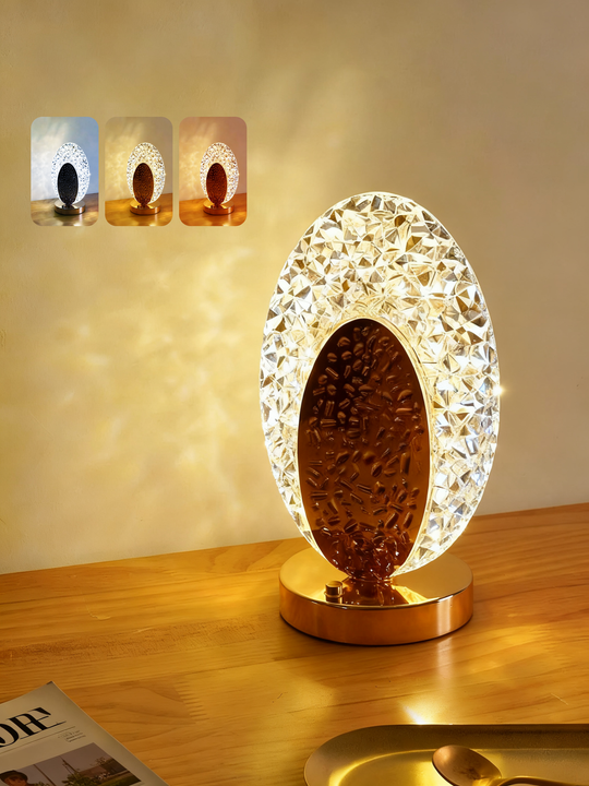 🎁Vánoční výprodej 50% SLEVA!!🎄PRODÁNO 50 000+! ✨Dobíjecí luxusní křišťálová LED noční lampa