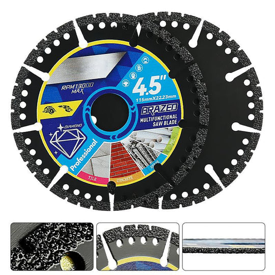 4.5" Universal Multi-Material Diamond Blade - Zero Compromise, Max Durability