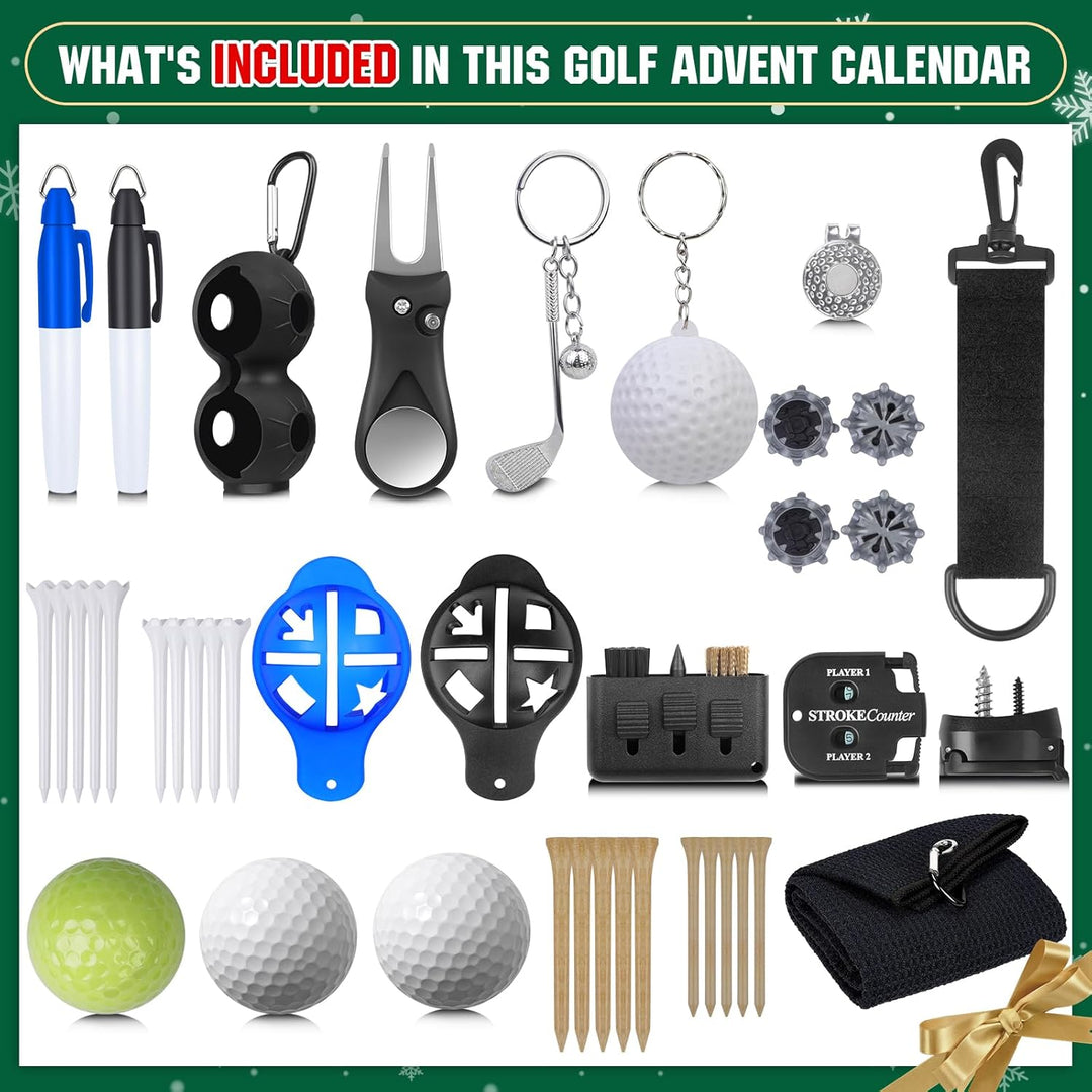 🔥Soldes de Noël - Jusqu'à 50 % de réduction🎅Calendrier de l'Avent Golf 2025🥰-24 jours de surprises golfiques &  Plaisirs de Noël