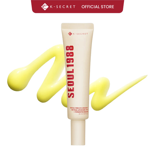 [KSECRET Official] SEOUL 1988 Retinal Eye Cream – Formulated with Advanced Retinal Liposome 4% | Intensive Eye Care for Dark Circles, Fine Lines & Under-Eye Bags | Korean Skincare