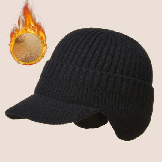 Cappello lavorato a maglia con protezione per le orecchie calda elastica da equitazione all'aperto