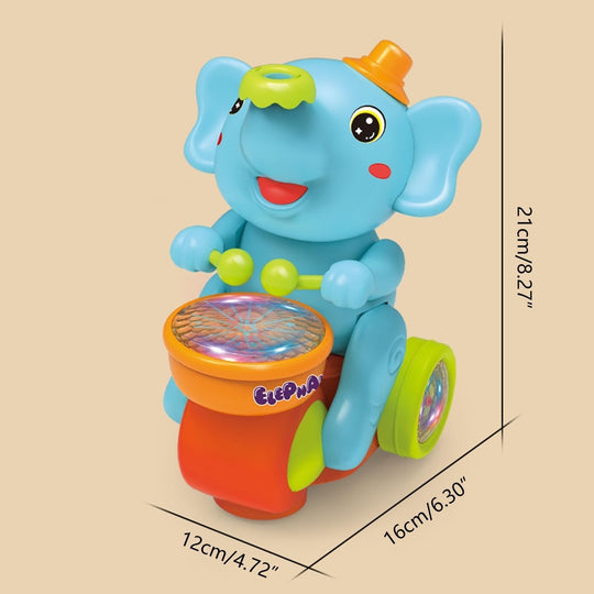 👦👧Musical Walking Elephant Drummer Toy