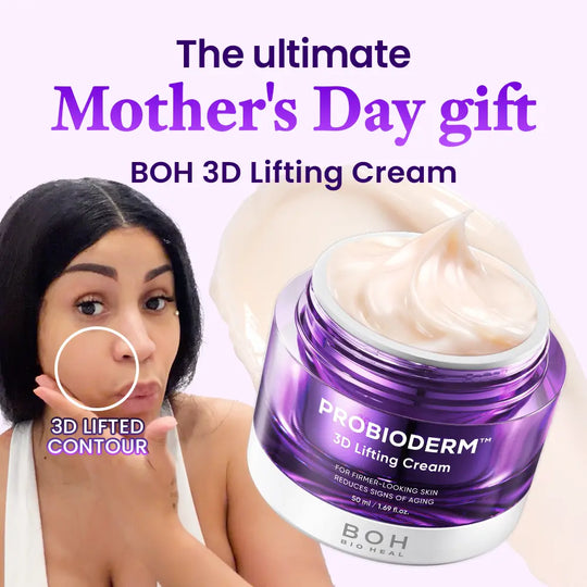 [Cardi B Pick] BIOHEAL BOH Probioderm 3D Lifting Cream 1.7 fl oz | Advanced Korean Facial   Night Cream with 17-Peptide Complex &   Probioderm for Wrinkles on Face and Neck,   Butter-Rich Texture for Perfect Slugging