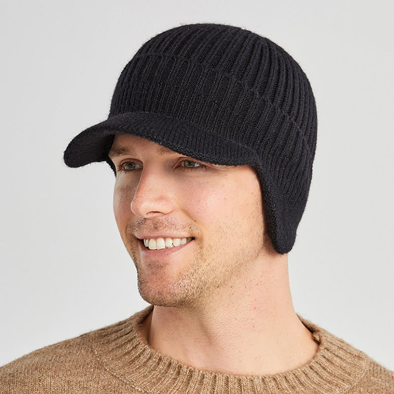 Cappello lavorato a maglia con protezione per le orecchie calda elastica da equitazione all'aperto