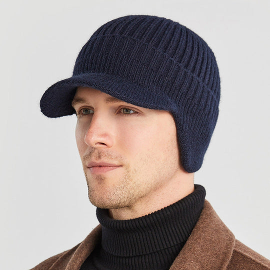Cappello lavorato a maglia con protezione per le orecchie calda elastica da equitazione all'aperto
