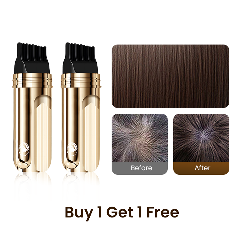 ✨2-in-1 kätevä hiusvärikampa harmaille hiuksille75% POIS)