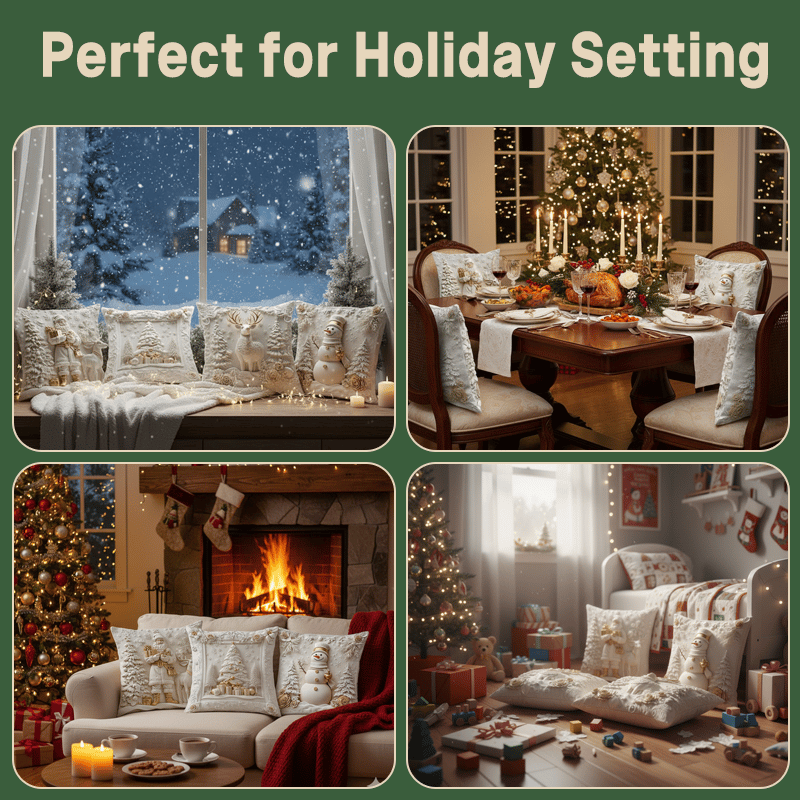 🎁Early Christmas Hot Sale 49% OFF🎅🎄Christmas Themed Cushion Cover