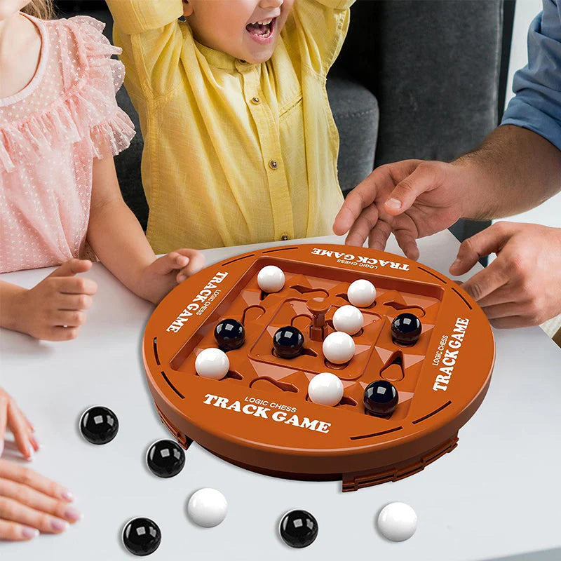 🔥HOT SALE 50%OFF♟️🌀Logic Chess Track Game Set, perfect for 2-4 players, offering fun-filled family game night entertainment✨💫