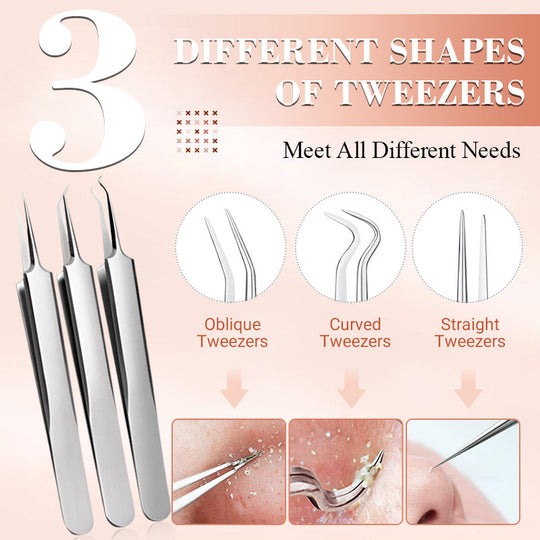 🔥Offre à durée limitée : 50 % de réduction🔥Kit d'outils extracteurs de points noirs en acier inoxydable