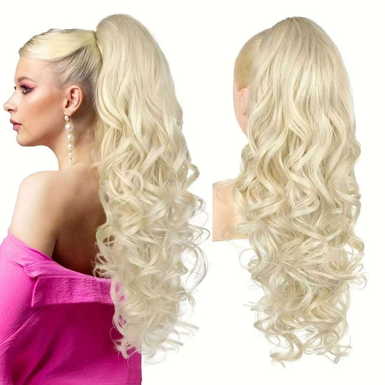 💜Limited time promotion 50%OFF💜Clip-on Wavy Ponytail Extension