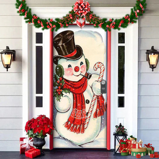 ⏳50% zniżki przez ograniczony czas⏰Dekoracja drzwi wejściowych na Boże Narodzenie🎅