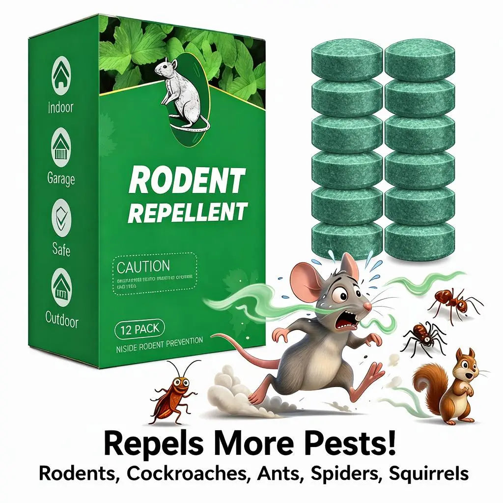 All‑Pest Repellent – Safe for pets & wildlife. No poisons, just effective. Use indoors & out