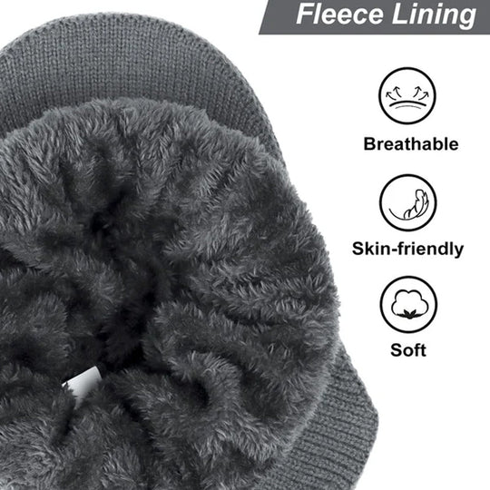 Cappello lavorato a maglia con protezione per le orecchie calda elastica da equitazione all'aperto