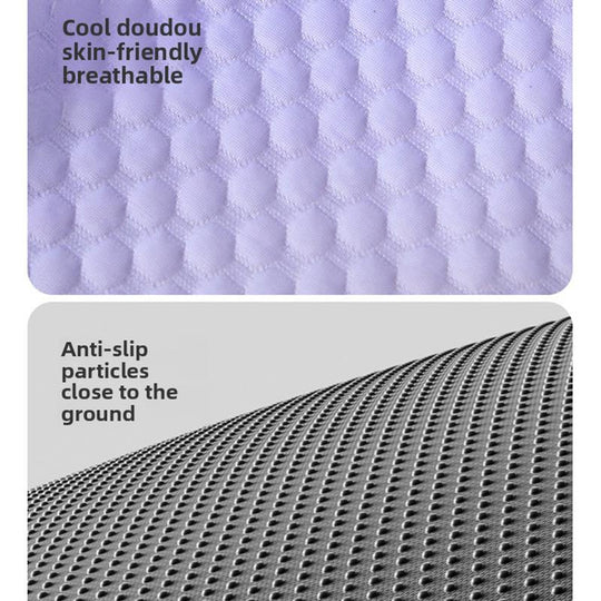 ⏰Limited Time 50%OFF !!!🐶Ice Silk Pet Cooling Mat – Breathable Summer Cooling Bed for Dogs & Cats