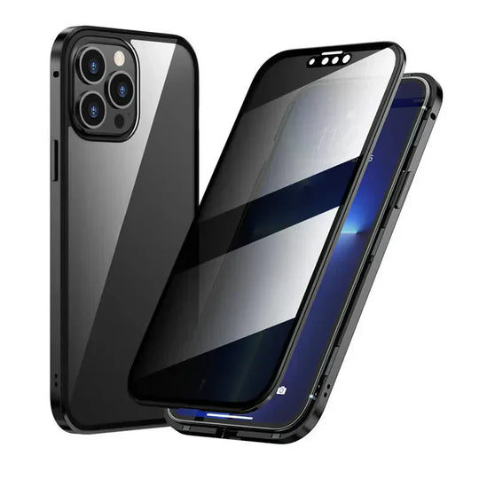 Magneettinen kaksipuolinen piikkiä estävä lasikuori iPhonelle
