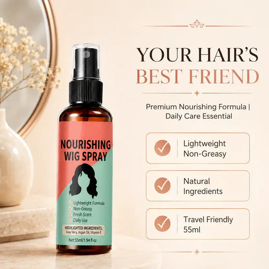 ⏳Limited Time Special Price⏰Lightweight No-Rinse Nourishing Wig Spray