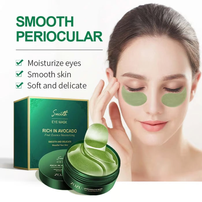 🥑Summer Hot Sale🔥  Avocado Moisturizing Collagen Eye bagMask  60pcs/set