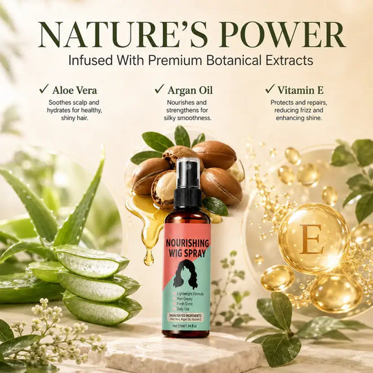 ⏳Limited Time Special Price⏰Lightweight No-Rinse Nourishing Wig Spray