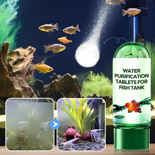 🔥Der Preis wird in Kürze wiederhergestellt!♻️💧Leistungsstarke Aquarienwasserreinigungstablette