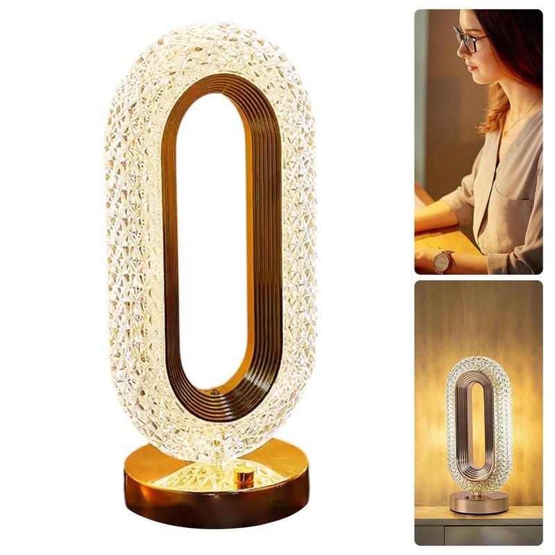 🎁Vánoční výprodej 50% SLEVA!!🎄PRODÁNO 50 000+! ✨Dobíjecí luxusní křišťálová LED noční lampa