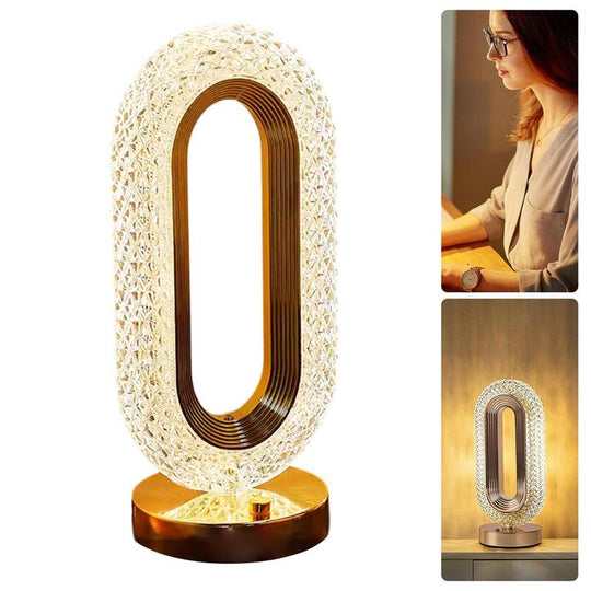 🎁Vánoční výprodej 50% SLEVA!!🎄PRODÁNO 50 000+! ✨Dobíjecí luxusní křišťálová LED noční lampa