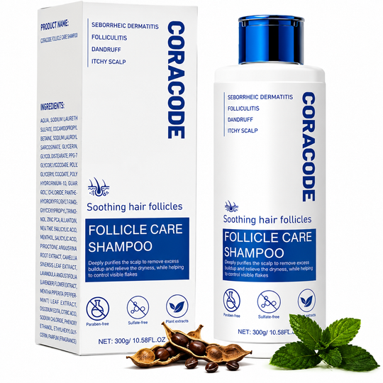 Folliculitis Shampoo for Itchy, Flaky Scalp - Purifying Formula for a Soothed, Balanced Scalp & Oily Scalp Care, Men & Women