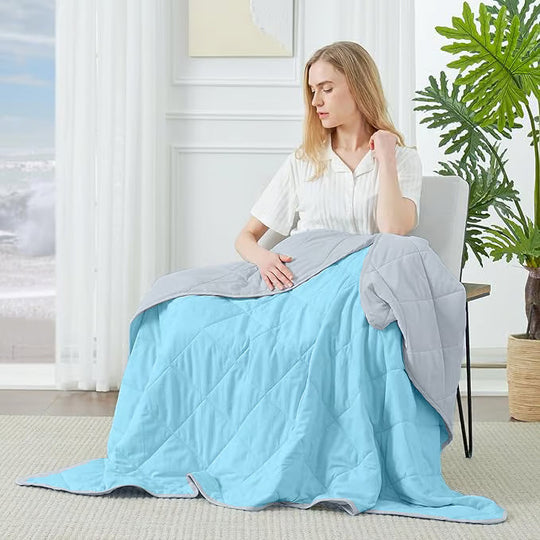 🥳2026 HOT SALE🥳❄️ 50% OFF! Cooling Comforter – Dual‑sided, Q‑Max≥0.4 fabric. One side cools, one side breathes. Sleep sweat‑free! 🌙✨