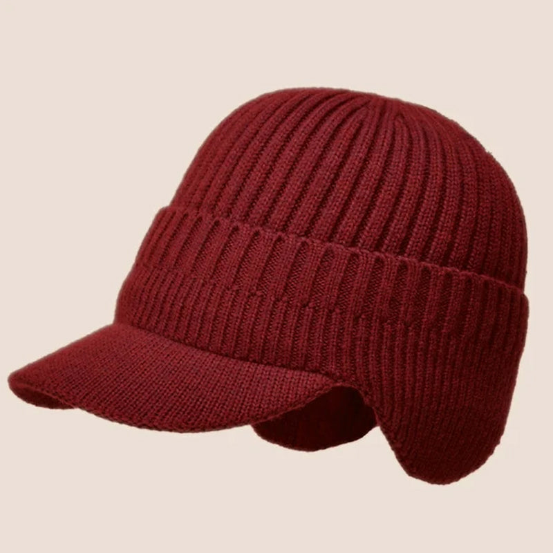 Cappello lavorato a maglia con protezione per le orecchie calda elastica da equitazione all'aperto