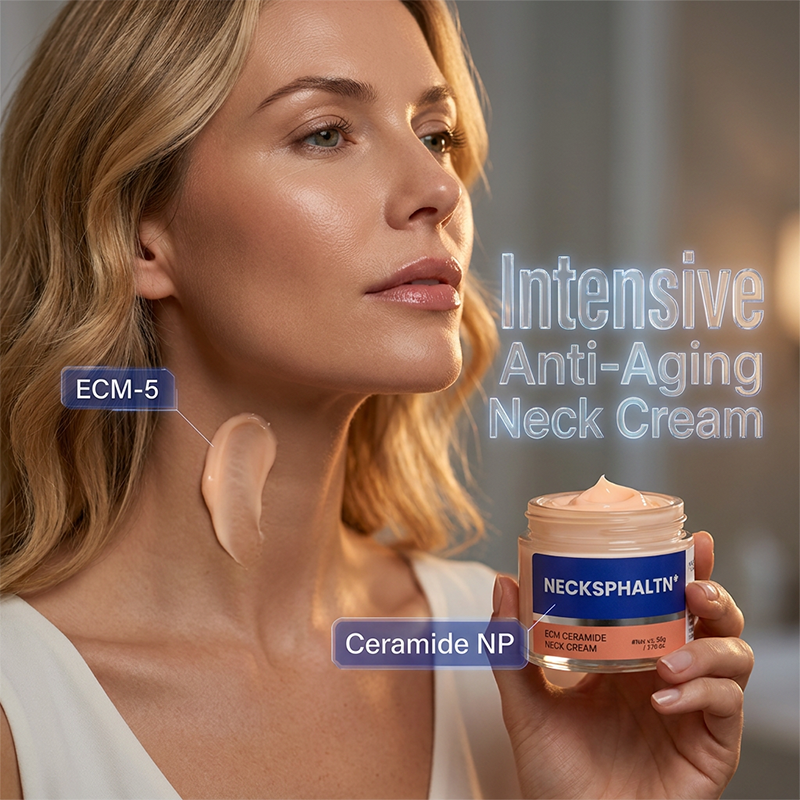 Necksphalt ECM Neck Barrier Cream | Anti-aging Cream, Firming Wrinkles, Skin Lifting | Korean Cosmetics | 1.7 fl oz (50 ml)