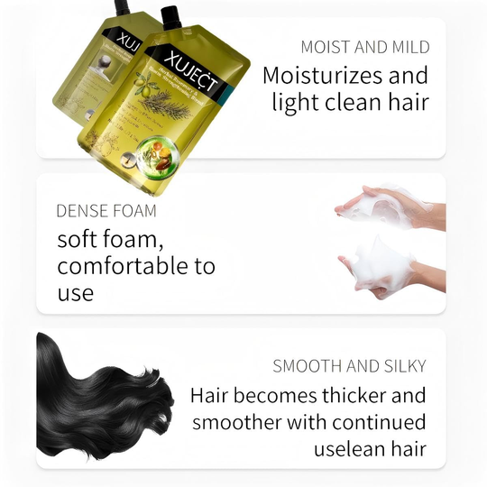 Shampoo for Thinning Hair for Women and Men– Rosemary Hair Growth Shampoo with Biotin, Strengthening & Volumizing Formula for Fuller Looking Hair