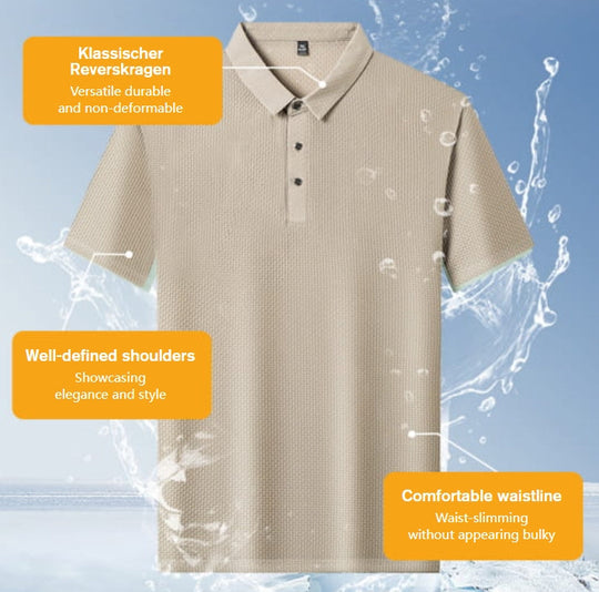 🔥Limited stock available 50% OFF👔 ❄️ Ice Silk Men's Shirt - Breathable & Smooth Fabric, Lightweight Comfort for Summer/Formal Occasions 🌞📦