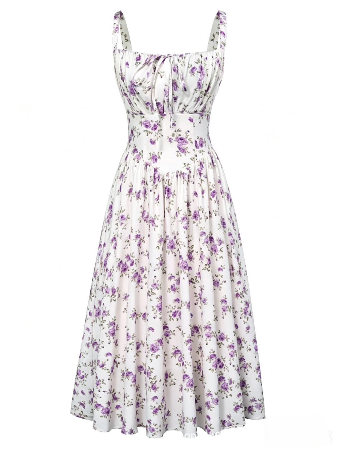 🌸 HOT SELLER | 50% OFF Women's Floral Corset Midi Dress – Summer Vacation Milkmaid Sundress