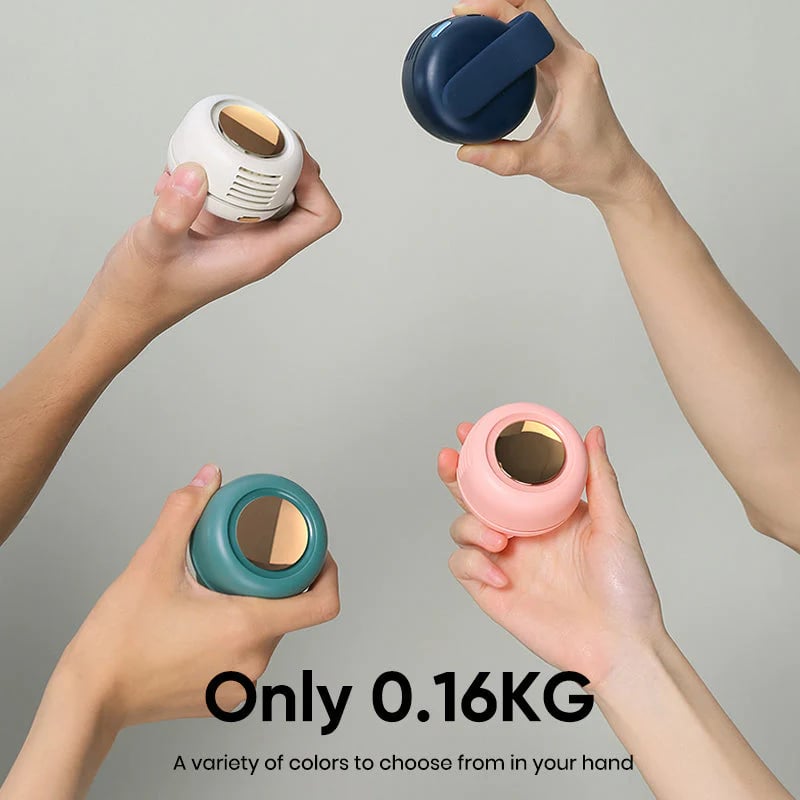 ⏳Summer Hot Sale💞50K+ SOLD!💨2-in-1 Wearable Fan – Instantly Cools You by Up to 10°C | 24H Quiet Hands-Free Airflow🌀🌿