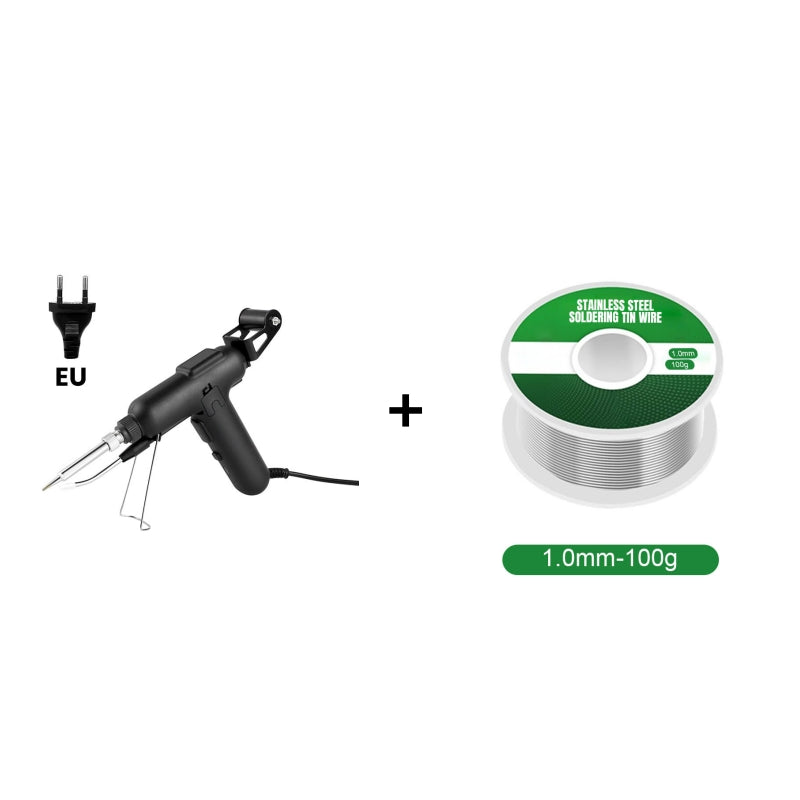 🔧 60% OFF INSTANT! ⚡ 80W Electric Soldering Iron Kit - Fast Heating with Stainless Steel Solder Wire for DIY/Repairs 🛠️✨