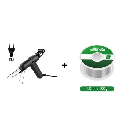 🔧 60% DE THALAMH LÁITHREACH! ⚡ Trealamh Iarainn Shádrála Leictrigh 80W - Téamh Tapa le Sreang Shádrála Cruach Dhosmálta le haghaidh DIY/Deisiúcháin 🛠️✨