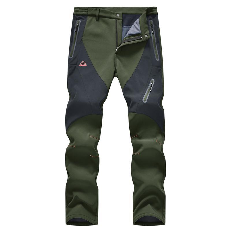 🏆DERNIER JOUR DE VENTE 50% DE RÉDUCTION !!🔥Pantalon cargo imperméable d'hiver pour homme avec doublure polaire
