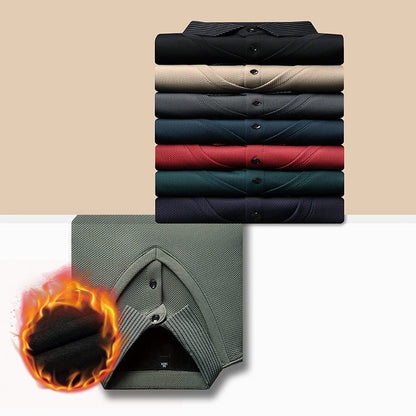 🎁 Heißer Sale: 49% Rabatt 🔥Gestreiftes Revers, Fake-Zweiteiler-Hemd