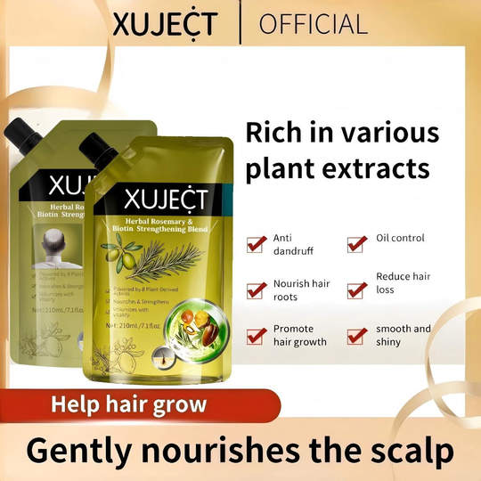 Shampoo for Thinning Hair for Women and Men– Rosemary Hair Growth Shampoo with Biotin, Strengthening & Volumizing Formula for Fuller Looking Hair