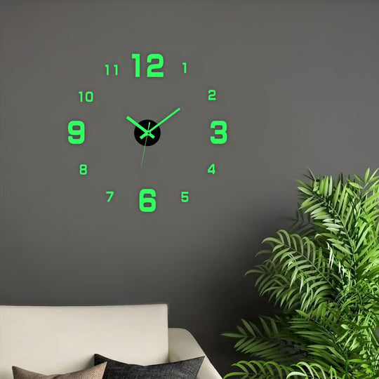 🕒Modern 3D Digital Wall Clock – Silent Acrylic Luminous Wall Decor, Night Glow Easy-Read Time Display, Stylish Home Decoration & Gift