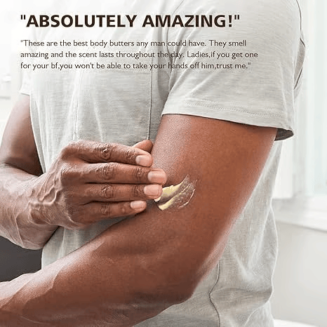 🏆Flash Sale⚡ 50K+ SOLD! Almost Gone💥Crowned Skin King Cologned Body Butter - Warm & Sensual Signature Scent