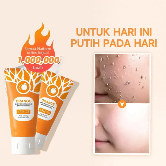 🔥Orange Enzyme Exfoliating Gel — The Gentle Miracle Your Skin Has Been Crying Out For