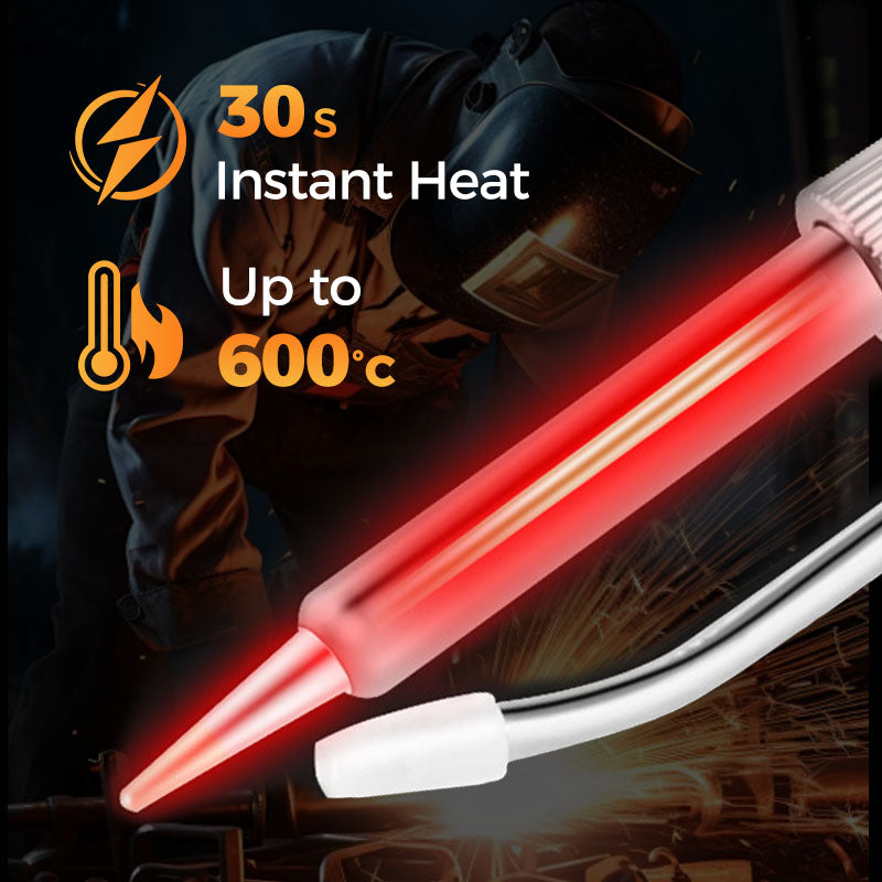 🔧 60% OFF INSTANT! ⚡ 80W Electric Soldering Iron Kit - Fast Heating with Stainless Steel Solder Wire for DIY/Repairs 🛠️✨