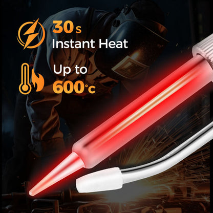 🔧 60% OFF INSTANT! ⚡ 80W Electric Soldering Iron Kit - Fast Heating with Stainless Steel Solder Wire for DIY/Repairs 🛠️✨