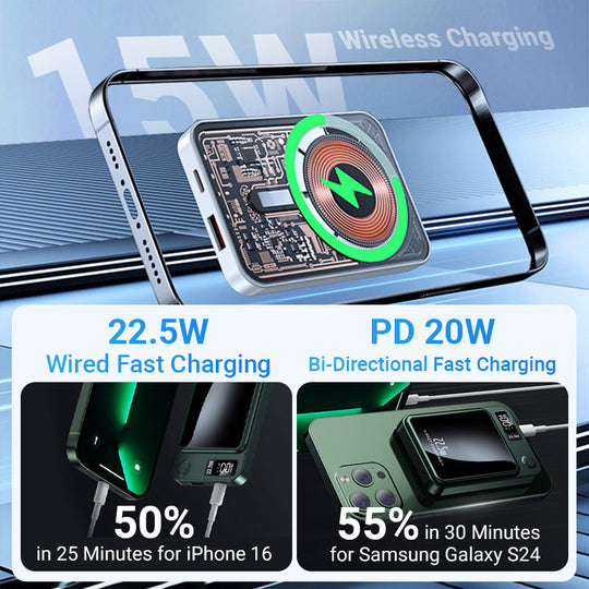 🔋 50% OFF NOW! ⚡ 10000mAh Ultra Slim Fast Charge Power Bank – Compact Design, Dual USB Ports & LED Indicator 📱